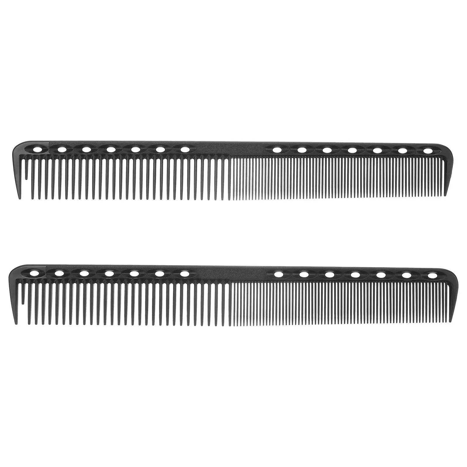 

2Pcs Anti Static Styling Comb Plastic Double End Fine Coarse Teeth Hairdressing Salon Comb Hair Accessories Detangling