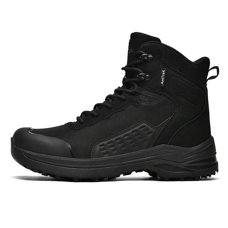 Mid Top Trekking Men Boots 2026 New Trend Hiking Boots for Men Anti-Slip Outdoor Men Shoe Big Size Mountain Hiking Shoe Mans