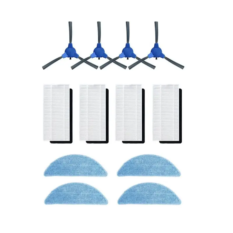 

ABWR-Side Brush Hepa Filter Mop Rag Side Brush For Cecotec Conga 2290 Ultra Robot Vacuum Spare