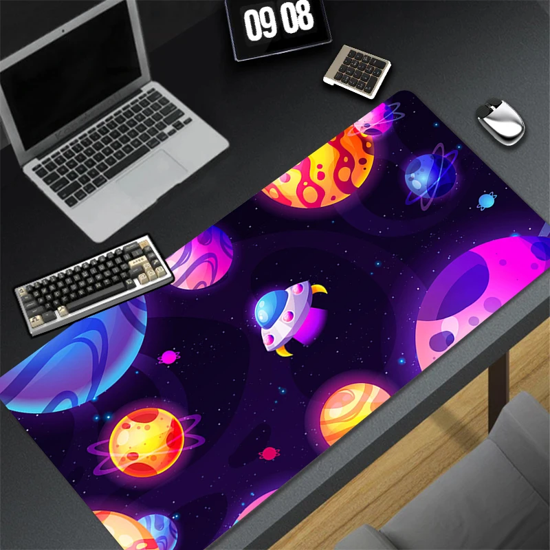 

Коврики для мыши: милые, игровые, аниме, для ноутбуков, с мультяшным космическим дизайном, для рабочего стола, кавайные, подушечки, аксессуары для ПК, коврик для офиса