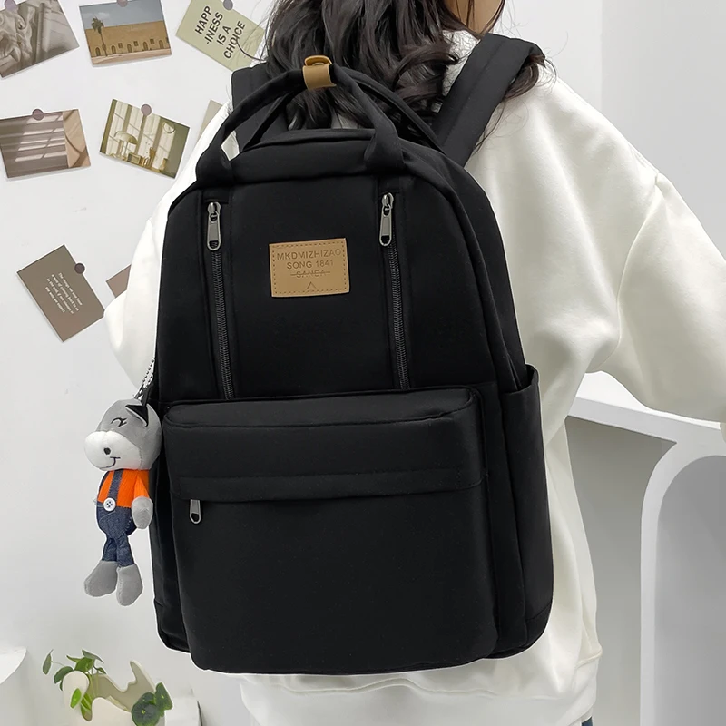 Women Backpack Preppy Style Teenager Girls Laptop Backpack Student Shoulder Bag New Korean Style Schoolbags Knapsack Handbags