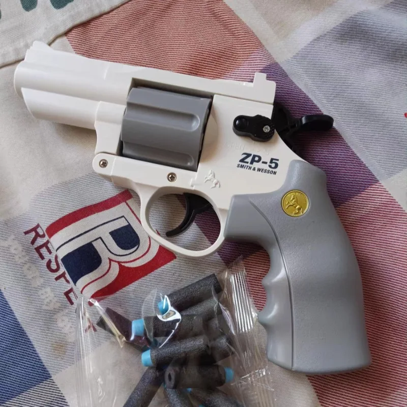 Soft Dart Bullet ZP5 Revolver Pistol Launcher Toy Gun Weapon Outdoor  Airsoft  Shooter Pistola For Boys Birthday Gift