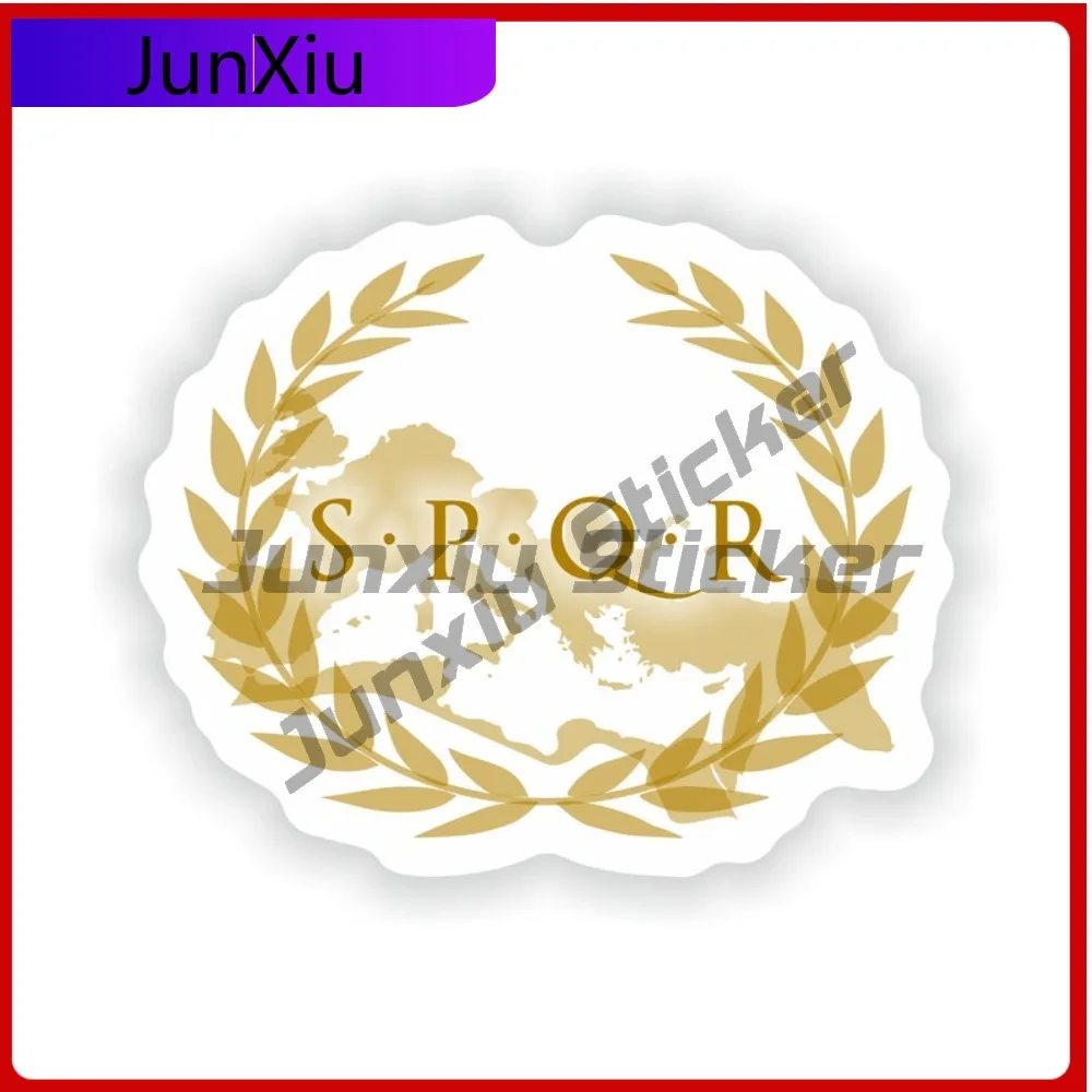 

Spqr Rome Lazio Coat Of Arms Sticker Italy Theme Party Stickers Decals Accessories Car Decoration For Car Truck Window Rv New
