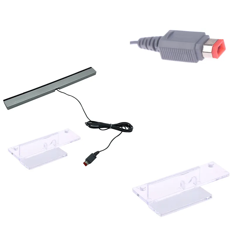 Wired Motion Sensor Receiver Remote Infrared Ray IR Inductor Bar Game Move Remote Bar Game Supplies For Nintendo Wii
