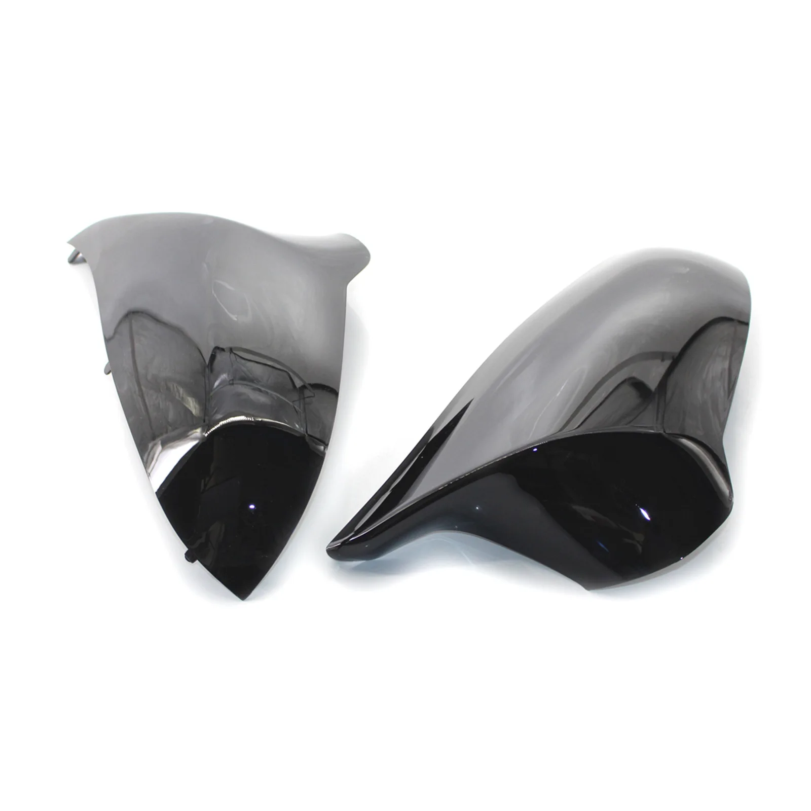 

LHD Pair Gloss Black Car Mirror Covers Car Rear View Side Mirror Cover Caps Replace For BMW M3 M4 F80 F82 2015-2018