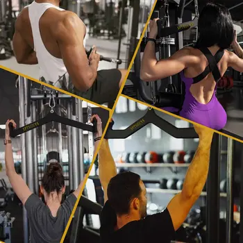 1件鋁製滑輪阻力帶配件,適用於健身器材、健身房鍛鍊腰帶、肌力訓練滑輪等。 10 最佳銷售 健身纜繩附件 - №4