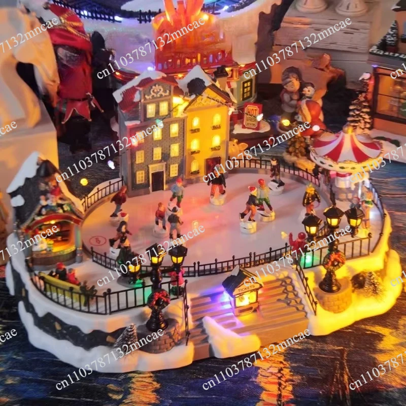 Carousel Ice Rink Glowing Amusement Park Christmas Birthday Gift