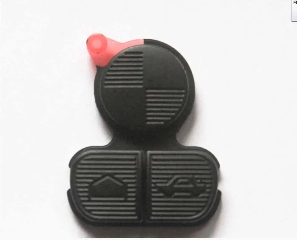 Car Keys Rubber Pad Black 3 Button Plastic Remote Case for E38 E39 E36 Z4 Z8 X3 X5 Application