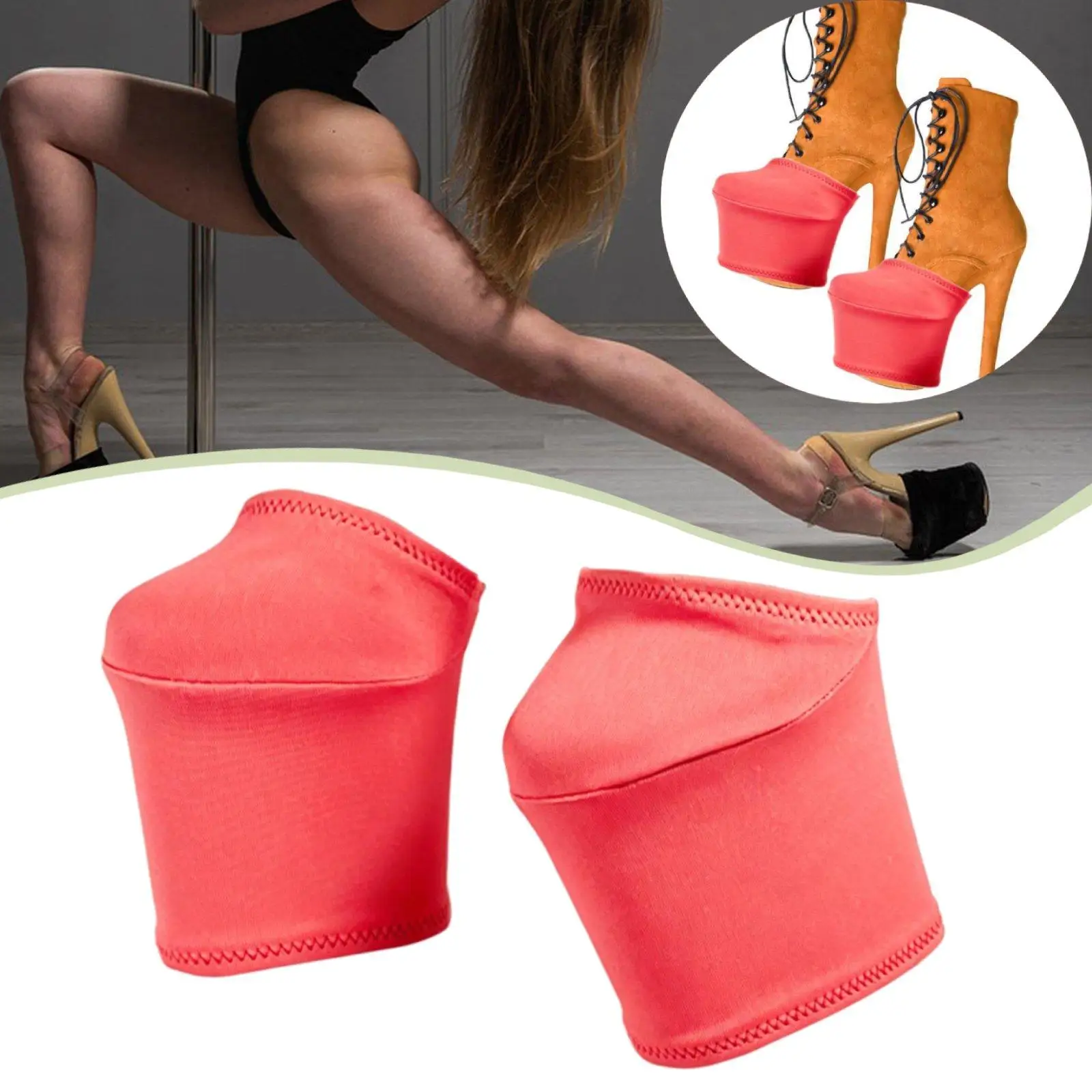Pole Dance Shoe Protectors High Heel Sock Slip Resistant Abrasion Resistant Sleeves for Women Dance Floor