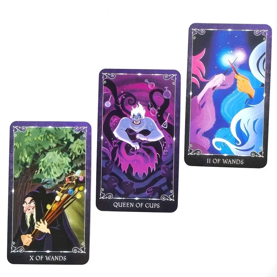 10.3*6cm Tarot Oracle Card Mysterious Divination Comics Tarot Card Girl Card Game Board Game Playing Cards Villains Tarot Deck