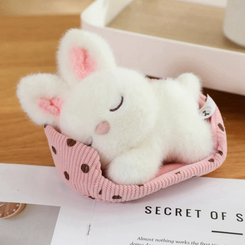 Hot Sale Sleep Animal Plush Toys Cartoon Cat Dog Fox Rabbit Bear Pig Doll Stuffed Lie Prone Animal Toys Cuddly Office Companion