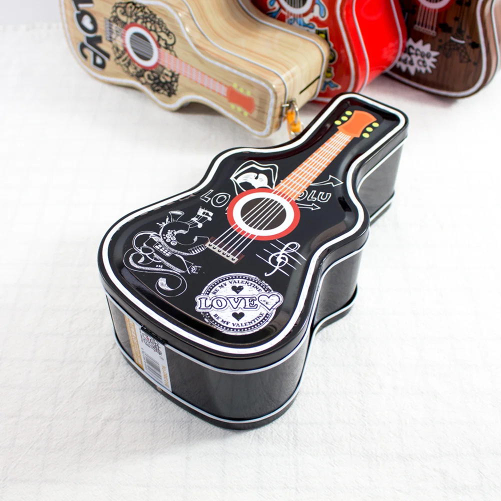 

1Pcs Guitar Style Metal Saving Pot Piggy Bank Money Box for Kids Boys Girls Birthday Gift Coin Organizer Piggy Bank