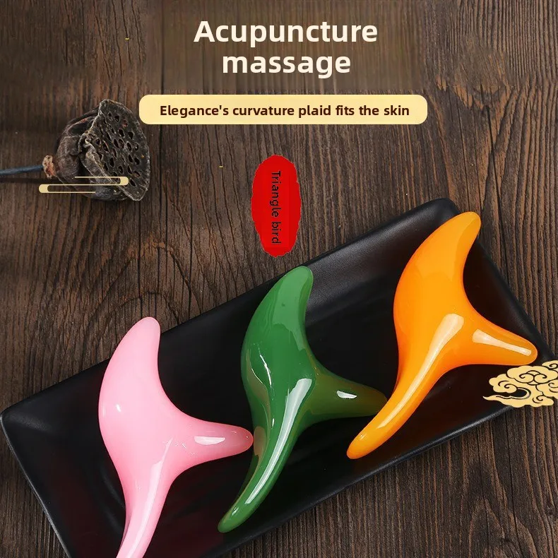 

Professional Foot Acupressure Tool - Triangle Meridian Massager for Gua Sha & Reflexology, Large Size