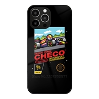 Checo Videogame Luxury Tempered Glass Case For Iphone 16 15 14 13 12 11 Pro Max 7 8 Plus Xs Xr X Soft Cover Sergio Perez Sergio