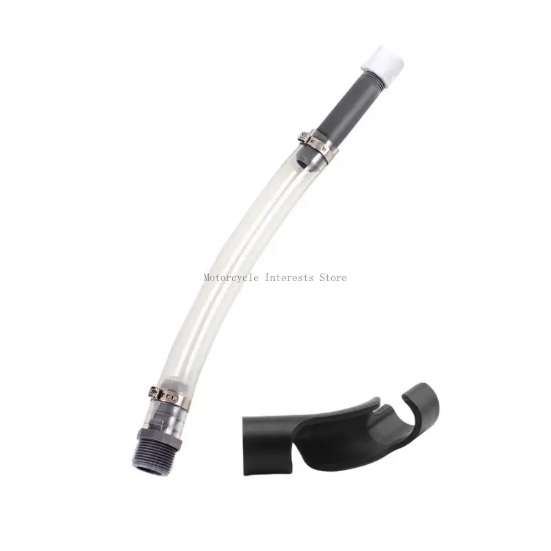 

Racing Filler Jugs Hose 14Inch Transparent PVC Hose with Hose Bender Racing Filler Hose