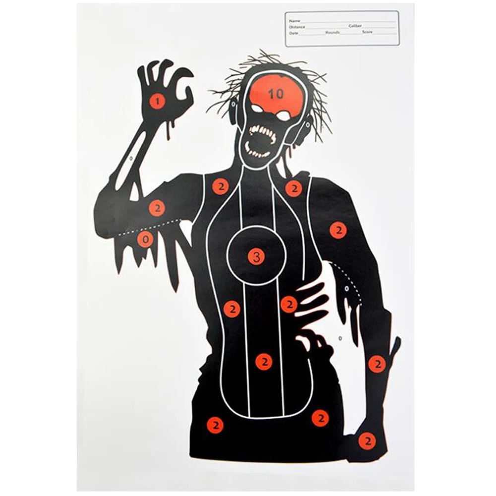 Diana esqueleto zombi 12x17cm – blancos para Airsoft, arco y pistola - imagen 5