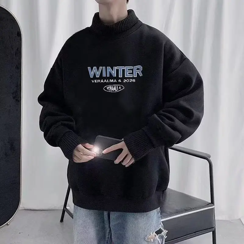 

Мужской свитер свободного кроя с длинными рукавами, осенне-зимний, больших размеров, 250 Pou, в стиле Lazy Sle, ретро, японский дизайн, модный