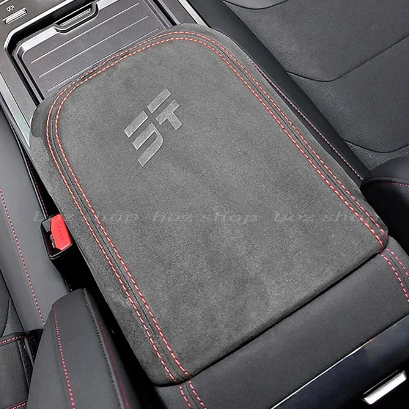 For Chery Jetour Traveler Shanhai T2 Cars Armrest Case Cover Suede Gear Shift Cover Central Armrest  Leather Cover