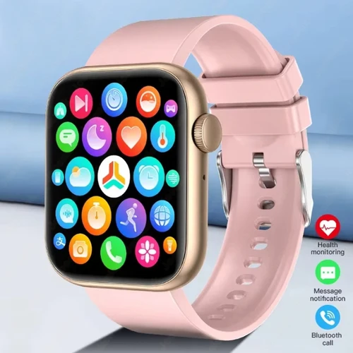 Nuevo Reloj inteligente para Mujer, pantalla completamente táctil, llamada Bluetooth, relojes impermeables, rastreador deportivo de Fitness, Reloj inteligente para Mujer