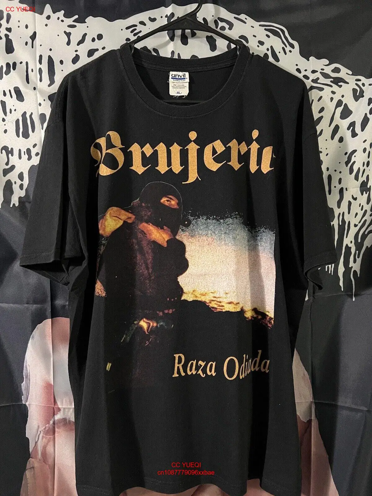 Рубашка Brujeria Raza Odiada, размер XL, группа Death Metal Grindcore EZLN Рубашка Brujeria Raza Odiada, размер XL, группа Death Metal Grindcore EZLN