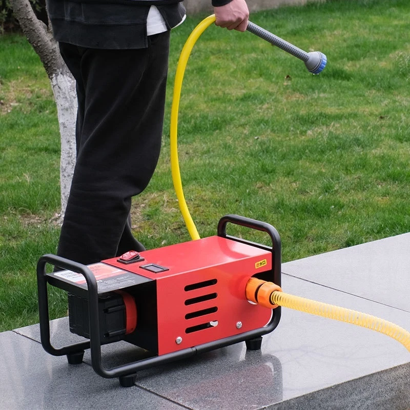 Pompa dell'acqua a batteria al litio, accessori completi con tubo dell'acqua/1 batteria, può essere utilizzata per l'irrigazione/lavaggio auto/pompaggio dell'acqua