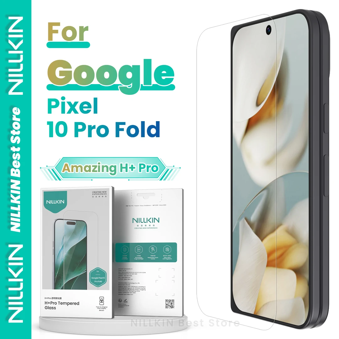 

Nillkin For Google Pixel 10 Pro Fold Phone Tempered Glass Protective Film Anti-Scratch 9H HD Anti Explosion Glass Screen Film
