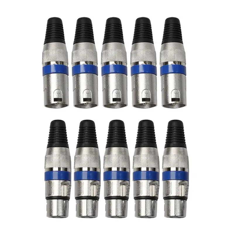 -[A51I Digital]XLR 3-Pin Female Audio Connectors Multi-Function Cable Sockets For Video And Audio Connections Portable And Pract