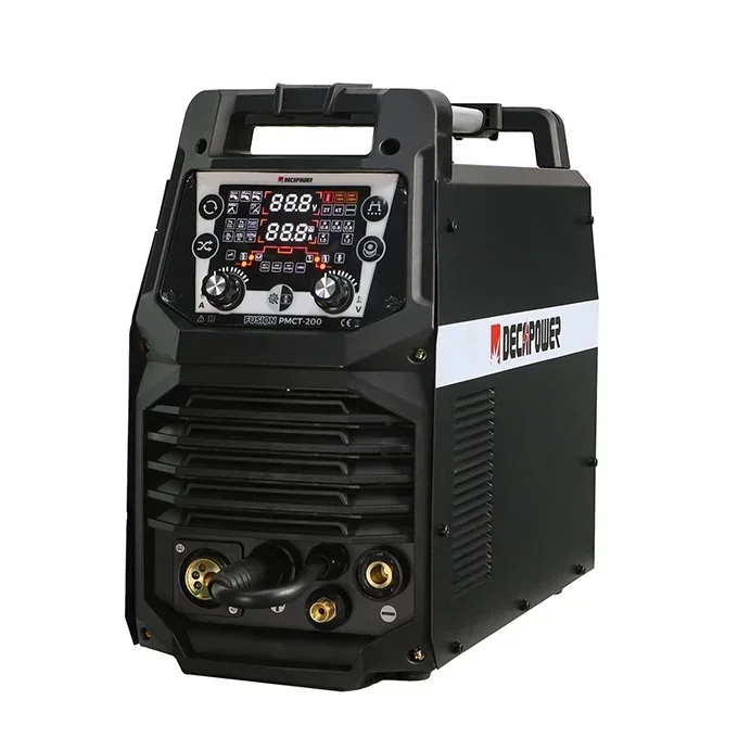 Decapower Single Phase Gas Gasless MMA TIG CUT MIG Pulse 6 in 1 Arc  Welding Machine 200A