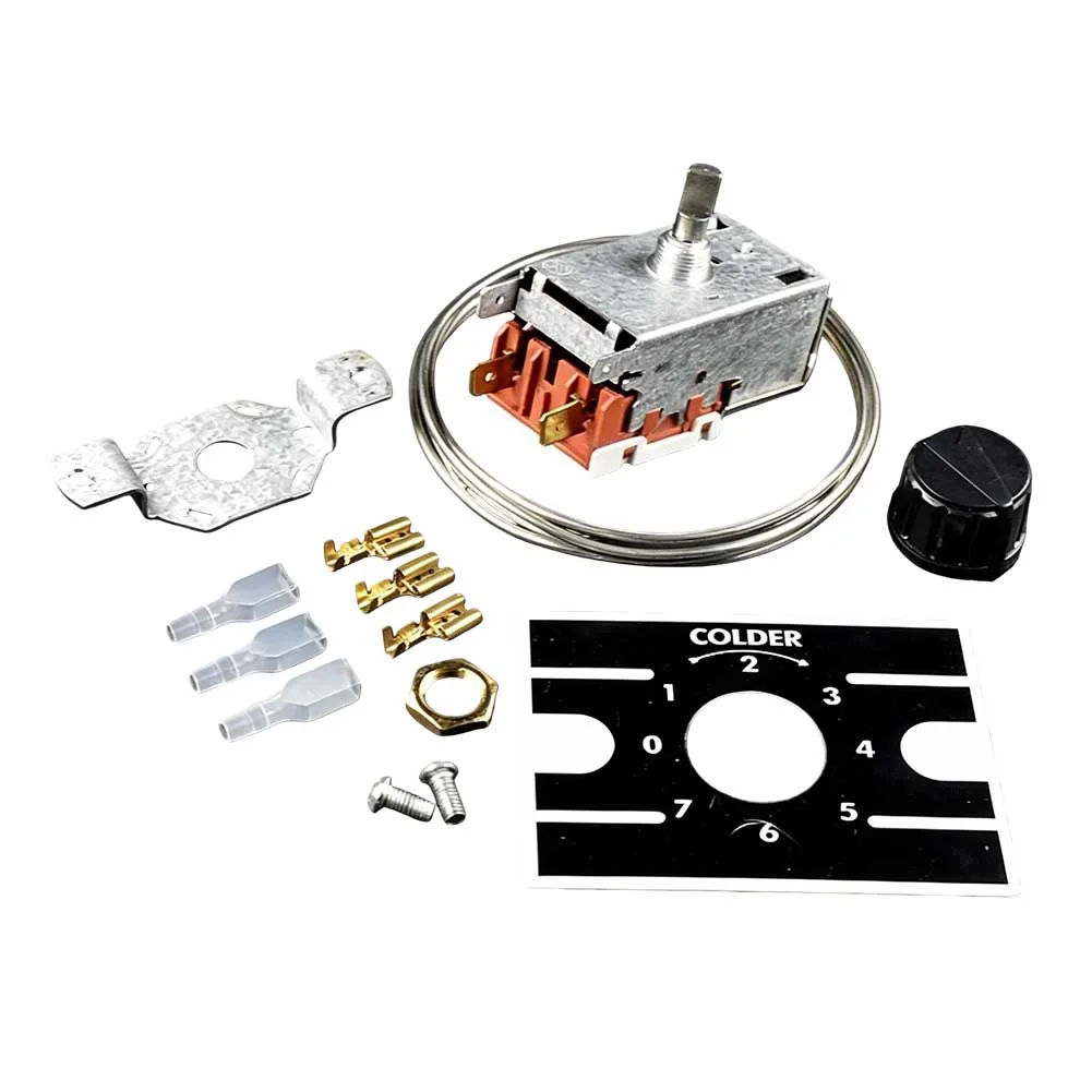 Refrigerator Temperature Control Switch K50-P1125-001 with 4-Terminal Design Rated 250V for 6a for Stable Cooling Performance