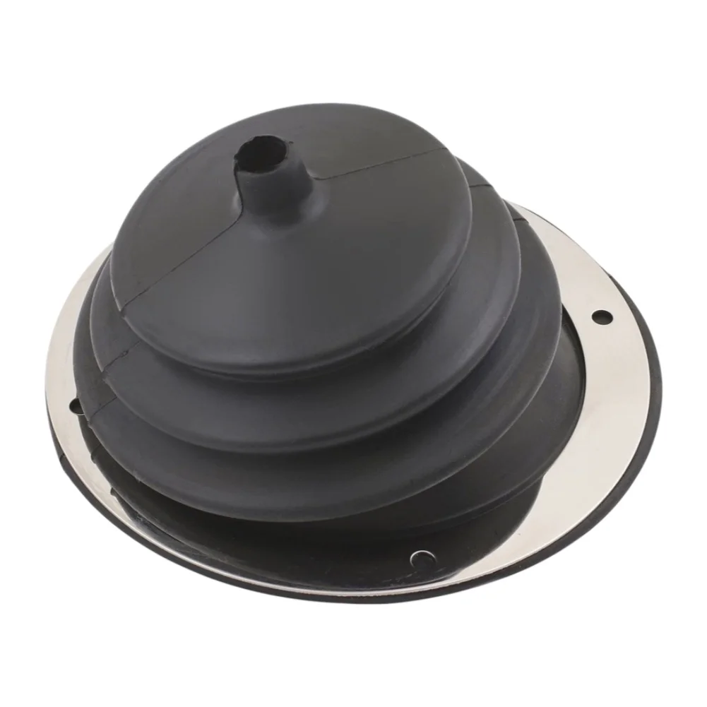 Gear Shift Boot Cover Kit for Manual Automatic Cars with Handbrake Lever Support 5.250in/13.3cm Includes Screws Ring