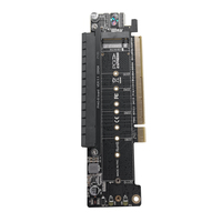 PCIe X16 To X8+X4+X4 Expansion Riser Card Extended Card Support 2280/2260/2242/2230 SSD Adapter Card Expansion Card