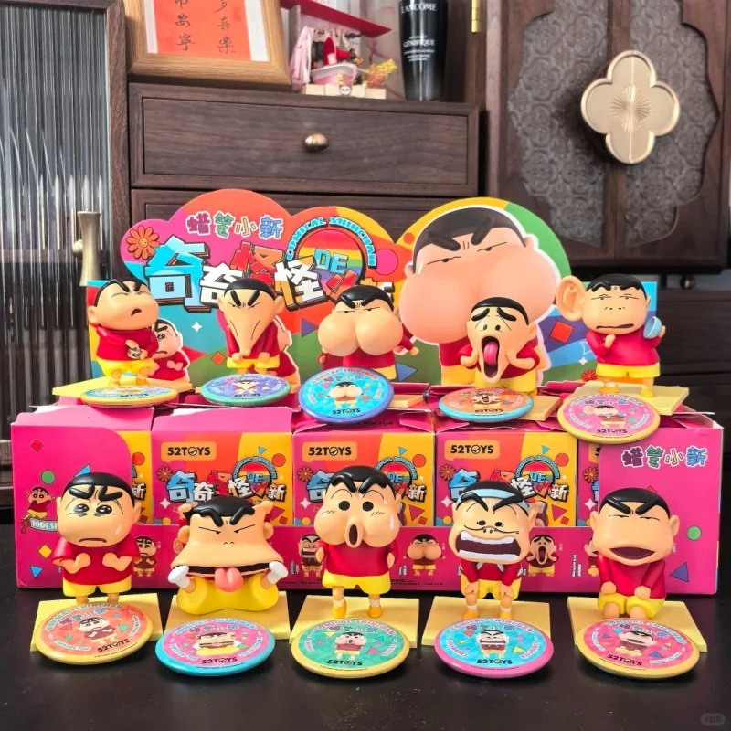 

Genuine 52toys Crayon Shin Chan Series Of Bizarre Blind Boxes Funny Toys Decorations Cute Gifts For Birthdays And Holidays