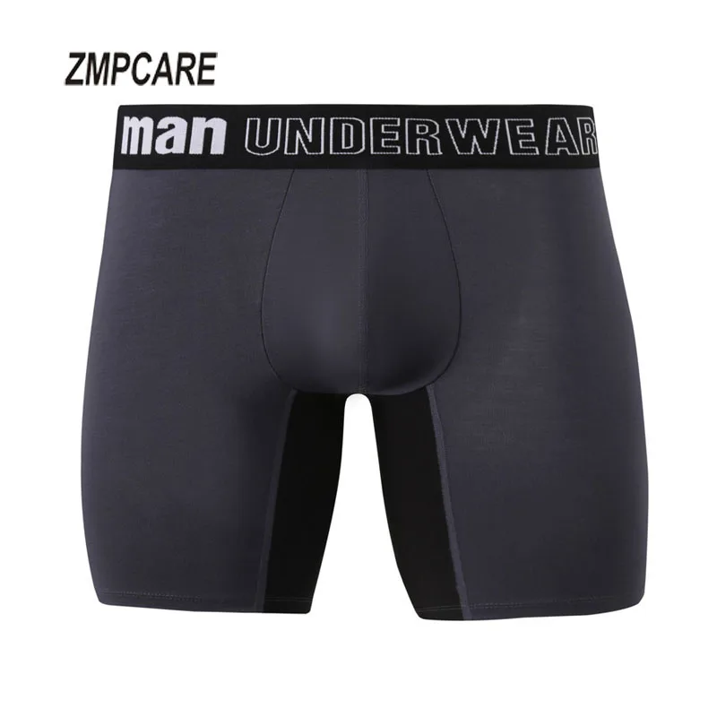 2023 New Boxers Men Long Leg Underwear For Man Shorts Bamboo Fiber Big Size and Panties Homme Luxury Brand Boxerhomme Underpants