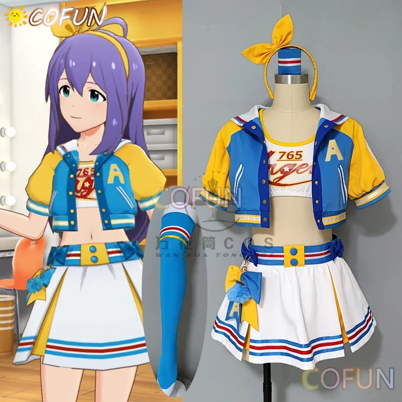 

COFUN [Customized] Game The Idolm@Ster Shiny Colors Mochizuki Anna Cosplay Costume Halloween Outfits Women Suit