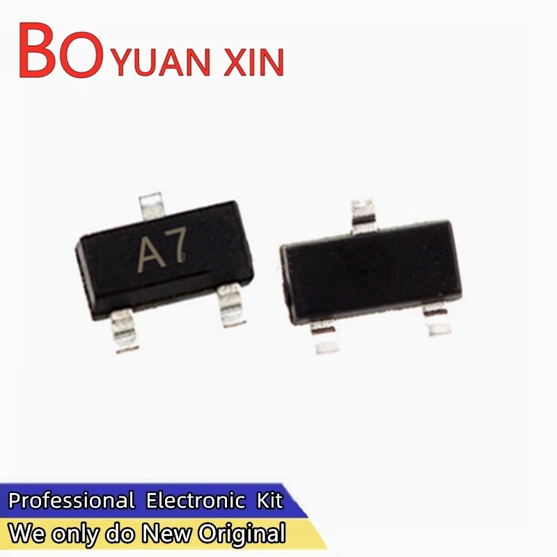 

50Pcs BAS21 JS BAV99 A7 BAT 17-04W BAS20-V-GS18 BAS21C JS3 VAS21S JS4 BAV23S SOT-23