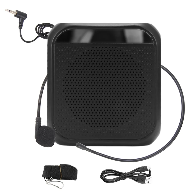 Effizientes, tragbares Sprachverstärker-Mikrofon-Headset, wiederaufladbarer Sprachverstärker für Lehrer, Training, Tourenführer, Klassenzimmer