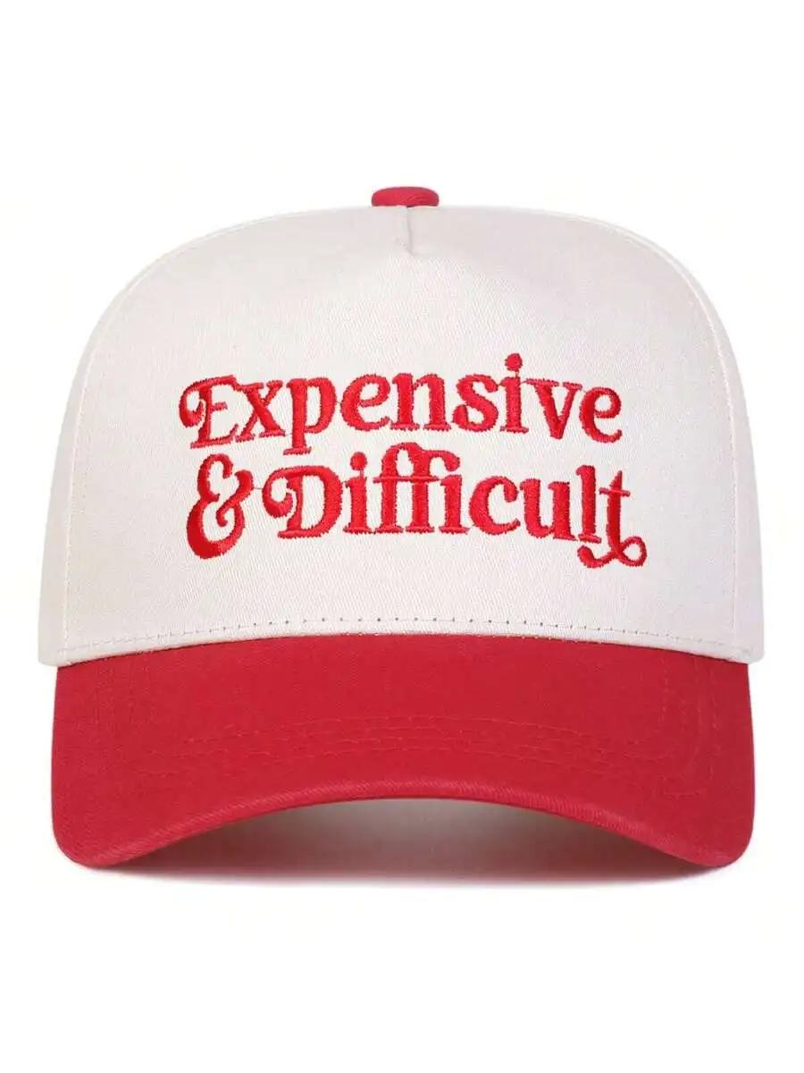 

Men Embroidered Letter Baseball Cap Adjustable Outdoor Sun Protection Leisure Hat