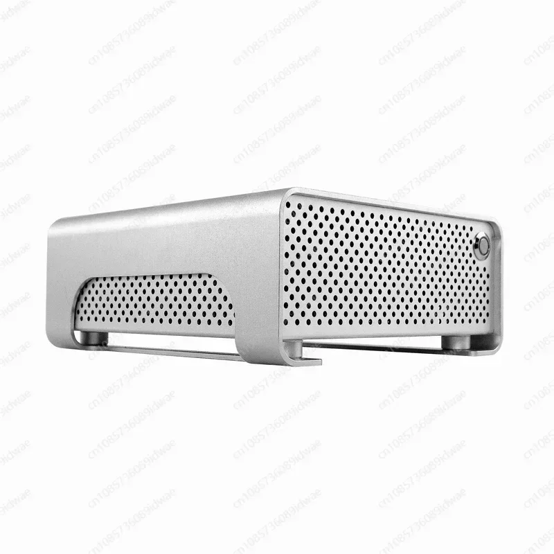 MGP all-aluminum Mini itx chassis, dc-atx power supply DIY desktop ultra-thin horizontal core display small case