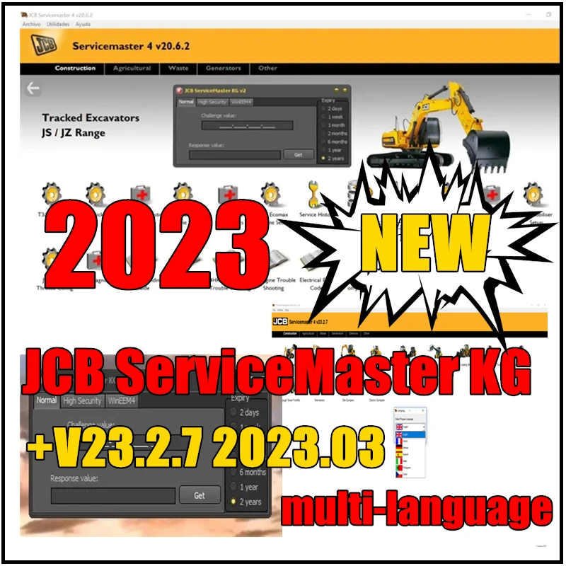 

2023 Newest JCB ServiceMaster 4 (23.2.7) [03/2023] Diagnostic Software+JCB keygen Full Unlocked