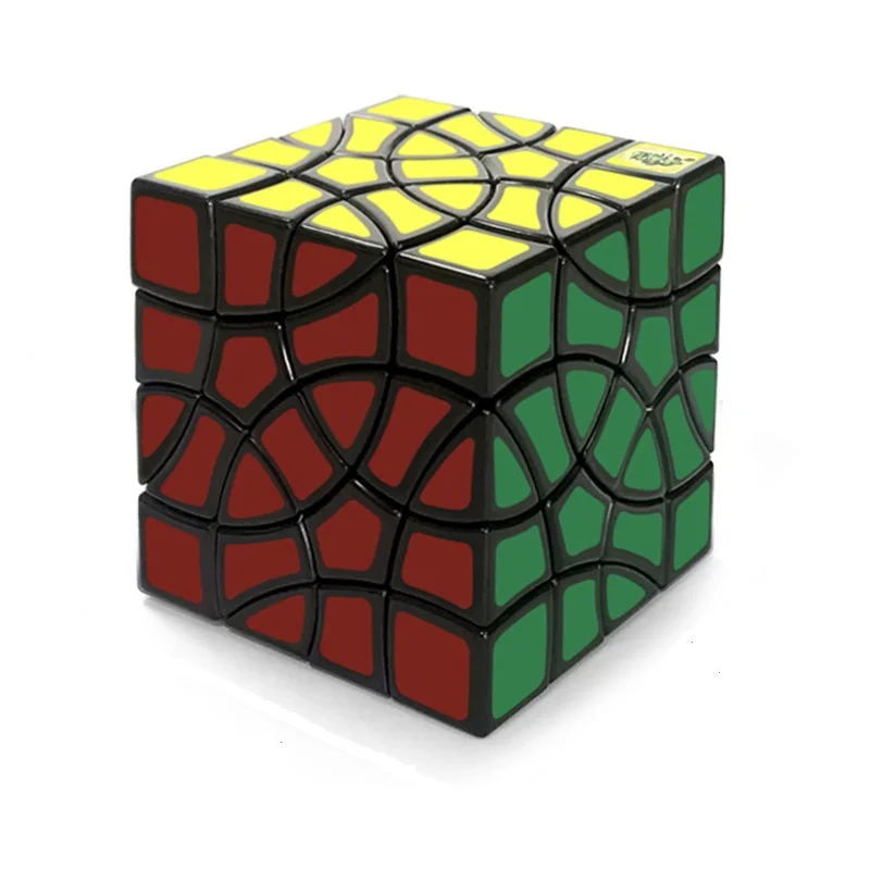 LanLan 4 cornici più cubo magico LanLan Speed Cube adesivi giocattoli Cubo Magico regalo per bambini giocattoli educativi