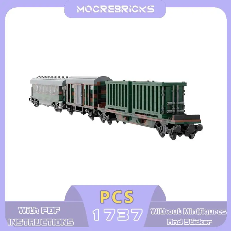 MOC Military Logistic Transport Convoy Building Blocks Set Battle Support Truck Model Tactical Army Scene Adult Gift