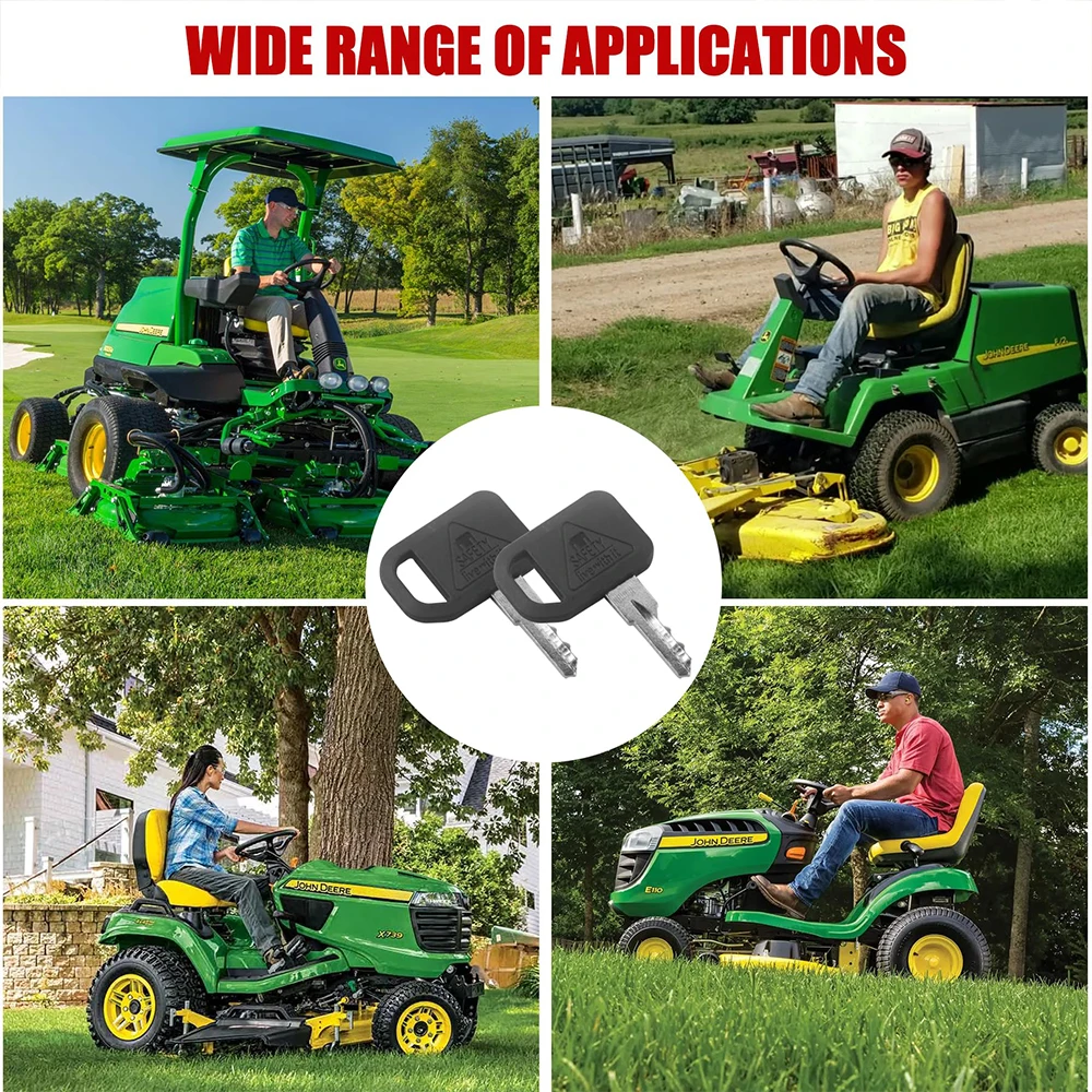 مفاتيح الإشعال JDG لـ AM131841 متوافقة مع جزازة الجرارات من سلسلة John Deere 300 400 X400 X700 GT235 GX LX CS CX Gator TS HPX #2