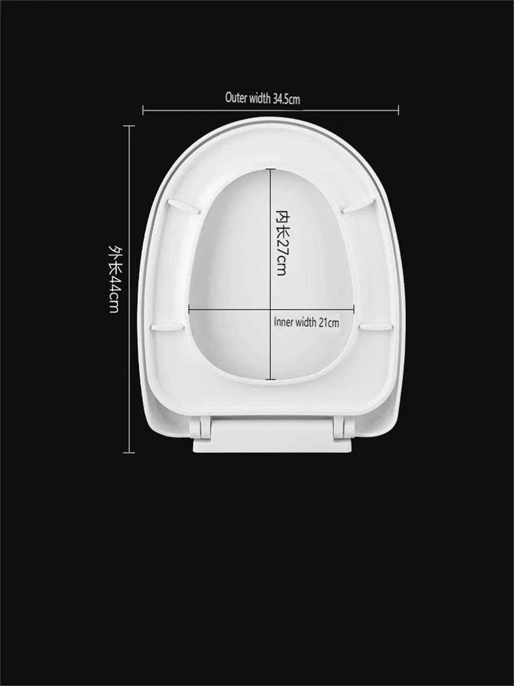 

Toilet seat household thickened square quick-install base toilet seat cover toilet accessories,L24177
