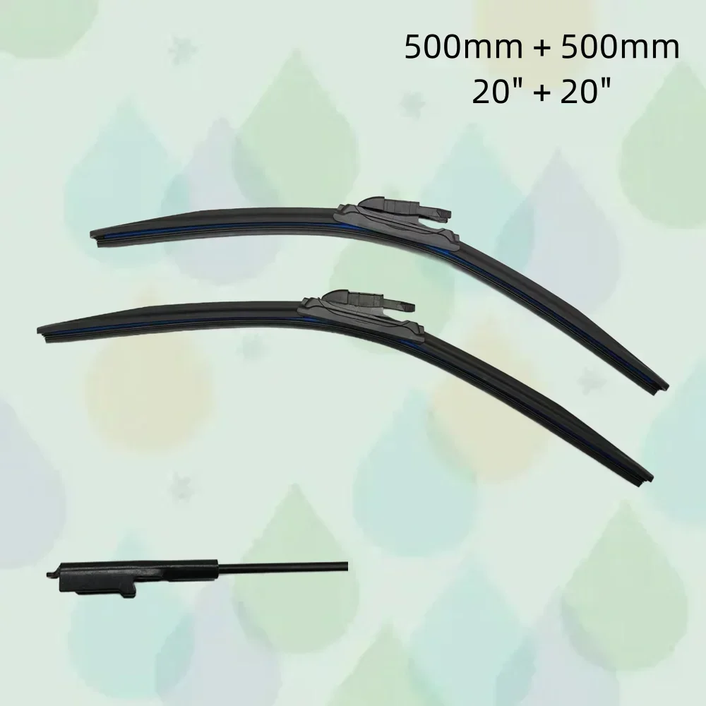 

Wiper blades for BMW 1 Series E81 E82 E87 E88 118d 118i 120i 120d 125i 128i 135i 116i (500mm + 500mm) All-Season Auto Windshield