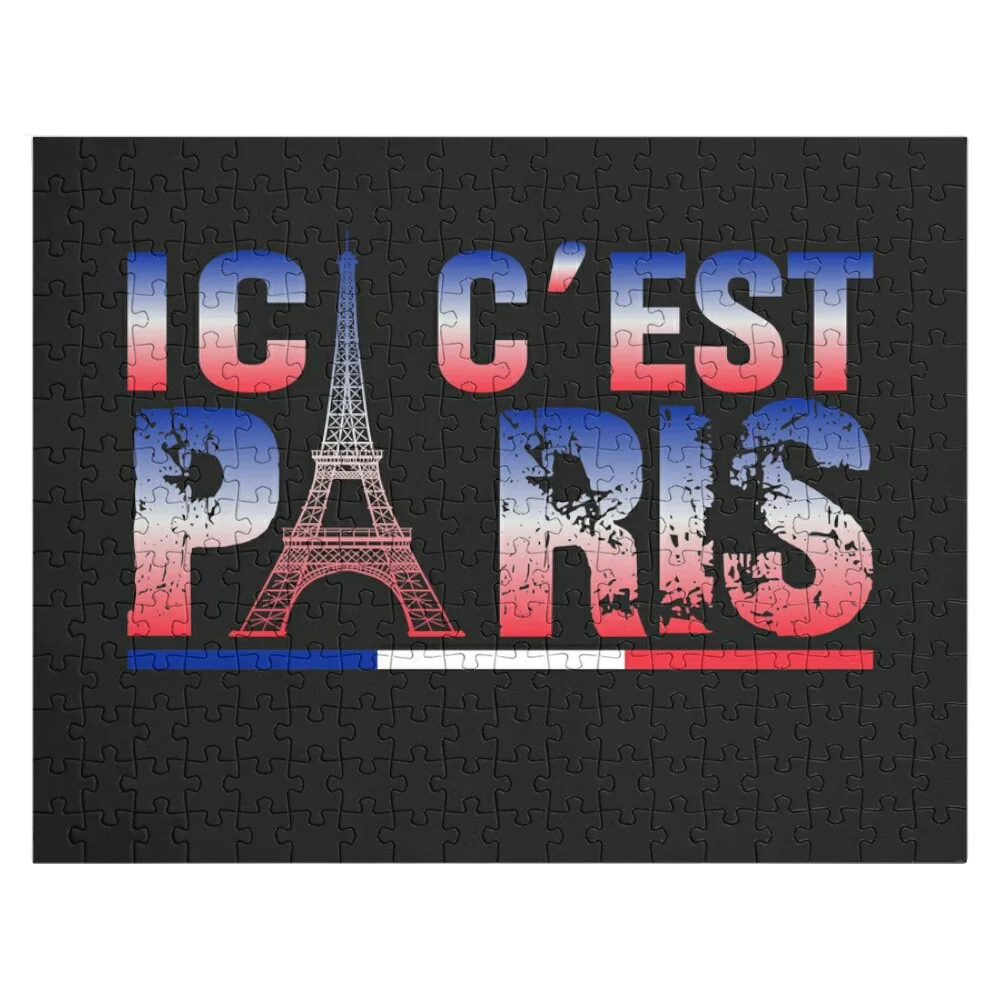 

ici c'est paris Jigsaw Puzzle Personalized Wooden Name Puzzle Anime Jigsaw Puzzle Customizable Child Gift