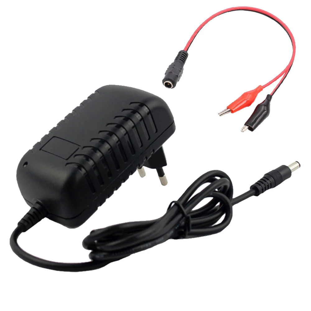 12V 2A lead-acid battery charger can be used for electric bicycles,electric wheelchairs DC5.5*2.1 chargers,electric scooters