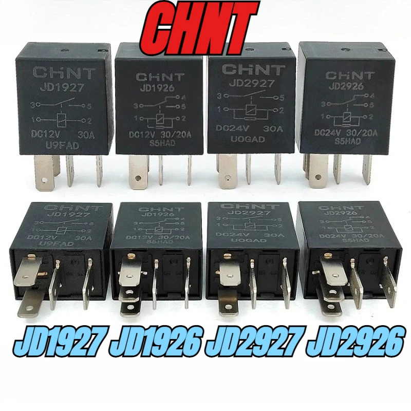 (Совершенно новый оригинал) 1 шт./лот 100% оригинальное реле: реле CHNT 12 В 24 В 30 А 4-контактное реле вентилятора автомобильного кондиционера