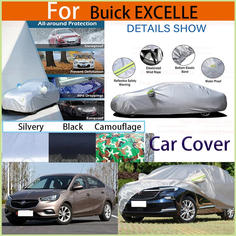 

Outdoor Protection Full Car Covers Snow Cover Sunshade Waterproof Dustproof Exterior Universal Accessoriesfor Buick EXCELLE