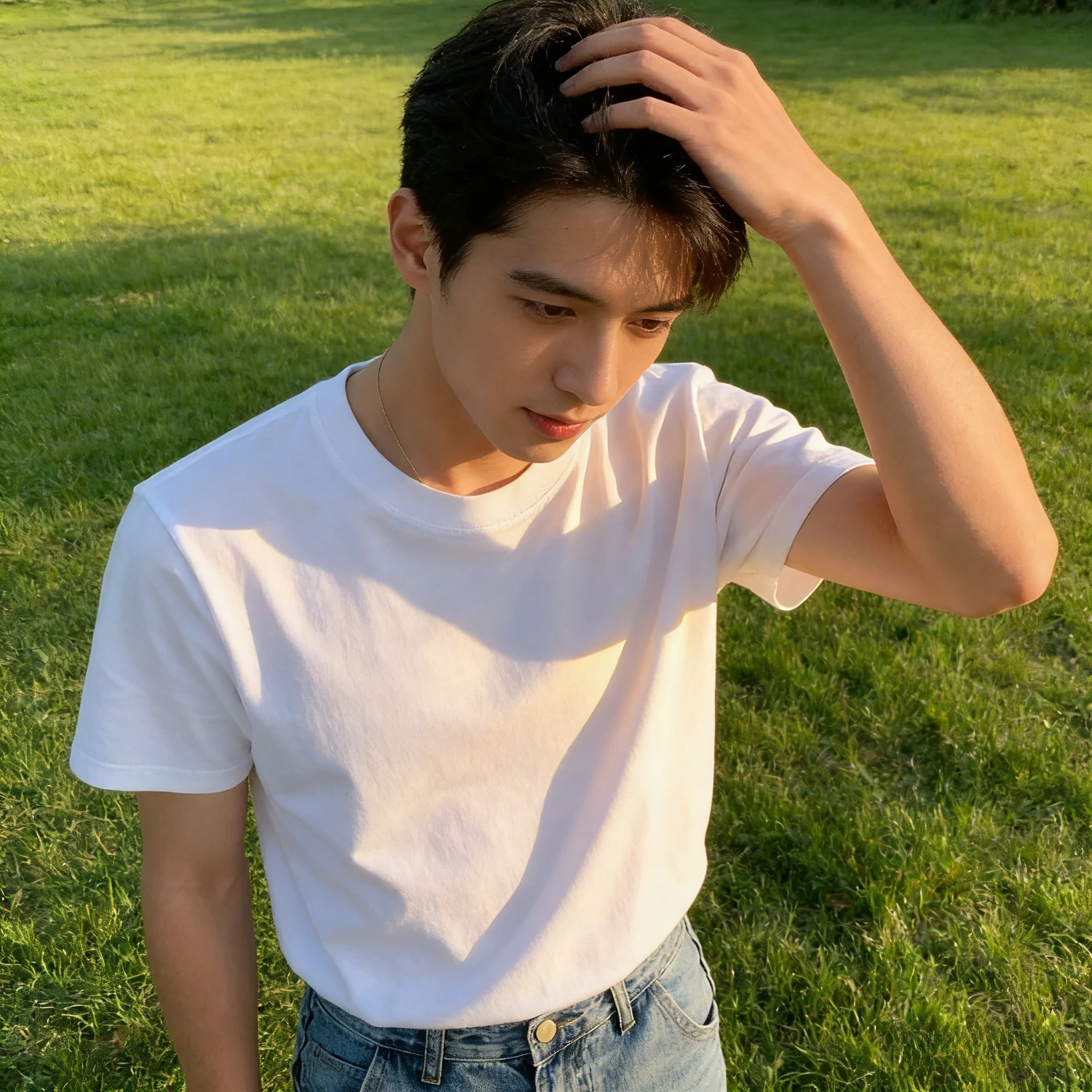 

2026 Summer Men Women Solid Color Blank Cotton T-shirt O-neck Short-Sleeve Couple Tee Tops Comfortable Casual Family Clothing