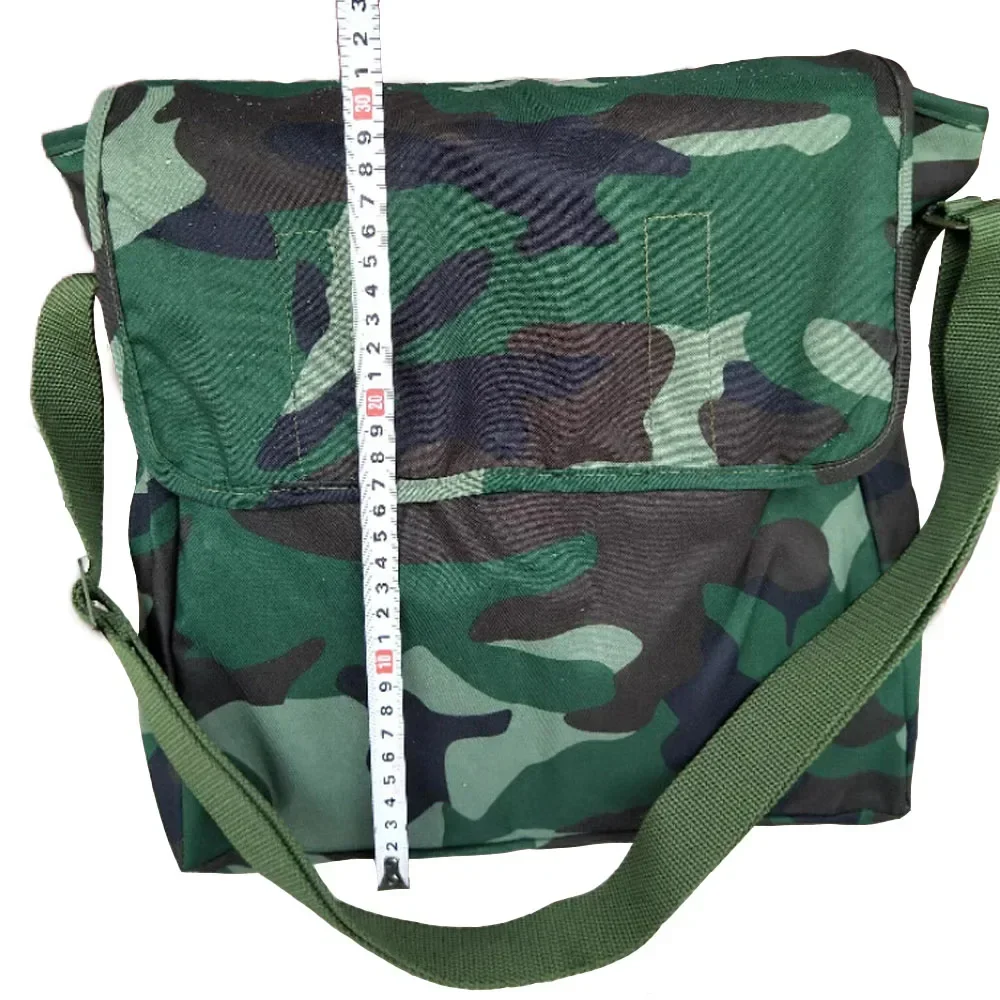 WW2 Tactical Equipment Kit Camo Gas Mask Bag Cross-body Bag Tactical Fashion Casual Training Large Capacity Storage Bag